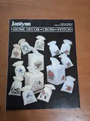 Jan Lynnae's HOME Decor CROSS STITCH Leaflet #900-18 Pretty & Practical 1989