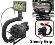 Vivitar Action Grip Stabilizing Bracket For Panasonic Lumix DC-FZ80 DMC-FZ2500