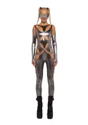 [Badinka] Monochrome Chaos Full Bodysuit