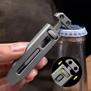 Mini Titanium Multi Tools Adjustable Wrench Pocket EDC Pry Bar Crowbar