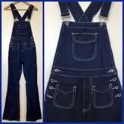 NWT PEPE JEANS Dark Denim SHIPMATE DUNGAREES Overalls XS ROCKABILLY Pinup SAILOR