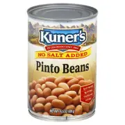 Kuner's Bean Pinto No Salt 15 oz (Pack of 12)