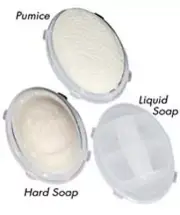 Soapy Soles Elite Inserts 1 Pumice 1 Elite Soap 1 Soap Dispenser 03610