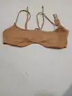 SKIMS Micro Scoop Bikini Top Women's 2X Ochre Seamless BT-SCP-2785 G42-30