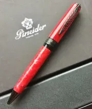 ***SALE*** PINEIDER LGB Rock ballpoint, red marbled