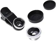 UTHCLO 3 1 Fish Eye Wide Angle Macro Lens for Cellphones Wide Angle Fisheye Compatible with Various Smartphones Silver for Dramatic Shots