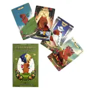 78 sheets Capybara Tarot Cards,Waterproof Fate Divination Animal Spirit Deck