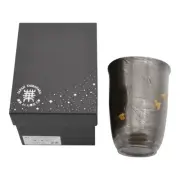Kasyou Studio Edo Kiriko Urushi Beer Glass 250ml Kaga Maki-e Made in Japan