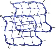 TOYANDONA 1 Pair Elastic Bungee Net for Motorcycle and Bicycle Multi Functional Luggage Protection Net for Installation