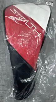 BRAND NEW TAYLORMADE STEALTH 2 DRIVER HEADCOVER RED BLACK WHITE HEAD COVER