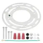 PATIKIL 4 Inch Light Fixture Mounting Bracket, 1 Set Round Ceiling Light Plat...
