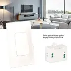(White)Self Powered Wireless Doorbell Punch Welcome Door Bell Kit For Ho GH