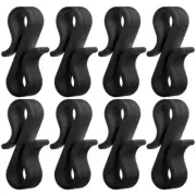 50pcs Outdoor Gutter Hooks for Lights Weatherproof S Shaped Clips for Christmas