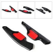 Pair Carbon Fiber Steering Wheel Shift Paddle Extension For Ford Taurus