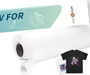 HTVRONT Sublimation HTV for Dark Fabric/Light Fabric - Matte Sublimation Vinyl 12" X 5FT - Sublimation Blanks for Sublimation Shirts/Bag/Hat/Pillow