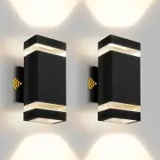KOSTA Dusk to Dawn Outdoor Lighting, 3000K LED Square Outdoor Wall Light, Wat...