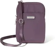 Baggallini Take Two Bryant RFID Protected 5x7.25 Small Phone Wallet Crossbody Bags for Women Lightweight Nylon Travel Purse
