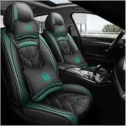 QIOZO ar Seat Covers Universal Full Set for Mazda All models Mazda 3 5 6 8 CX-5 CX-7 MX-5 CX-9 CX-4 Auto Parts/Waterproof,Green