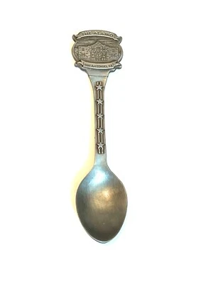 The Alamo San Antonio Texas Souvenir Collectible Spoon Pewter Design