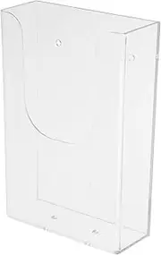 SEWACC Display Stand Document Key Organizer Card Folder Clear Hanging Closet Organizer Pocket Drawer Organisers Office File Rack Mail Standing Receipt Organizer Sink Flyer Transparent