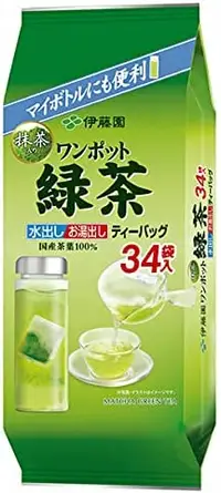 在飛比找DOKODEMO日本網路購物商城優惠-[DOKODEMO] ITOEN一個鍋抹茶綠茶袋34袋