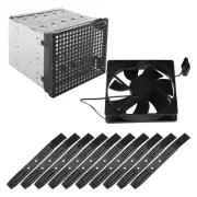 Storage Expansion Hard Drive Cage DIY Hard Drive Disk Cage Rack 5.25 Inch6697