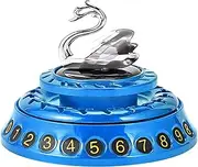 Car Temporary Parking Plate | Multifunctional Rotating Swan Solar Power Aromatherapy Diffuser - Dashboard Phone Number Plate, Air Freshener Oil Diffuser for Vehicle, Truck