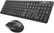 Universal Multi-Device Bluetooth Keyboard and Mouse Full Size Wireless Blueto...