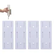 4Pcs Self-Adhesive Desktop Socket Fixer,Adhesive Punch-Socket Holder New