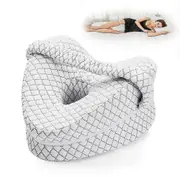 Heart Shaped Orthopedic Sleeping Pillow For Legs Wedge Cushion With Knee Support Sciatica Pads Body Cushion-yezi White