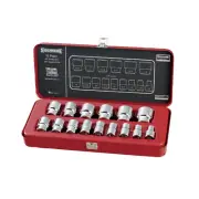 Sidchrome 15-PIECE 1/2" DRIVE A/F SOCKET SET SCMT14414 TorquePlus Design