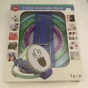 Boye Plastic Embroidery Hoops and Stand with Springform Closure, @JS9