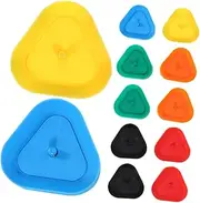Vaguelly Pcs Triangle Card Holders for Boys and Girls No Hands Poker Holder Tray Chess Board Game for Boys and Girls Plastic Serving Tray Playing Cards Case and Teens