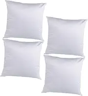 ETHZZLE 4Pcs Sublimation Pillow Covers Blank Heat Transfer Cushion Cases for DIY Projects for Home Decor Easy to Use Present for Family and Friends