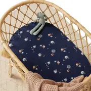 Snuggle Hunny Milky Way Organic Bassinet Sheet / Change Pad Cover