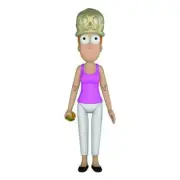 Funko Rick and Morty Summer with Weird Hat Action Figure in Window Display Box