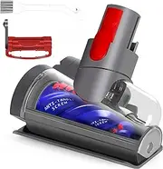 Mini Motorized Tool Brush Head Compatible with Dyson V7 V8 Cyclone V10 V11 V15, Anti-Tangle Attachment Replacement Head Suitable for Long Hair and Pet Hair