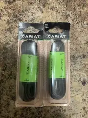 Lot of 2 Pair ARIAT 72 Inch Black Work Hiker Heavy Duty Boot Laces