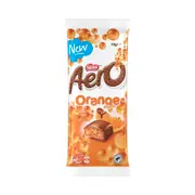 Nestle Aero Orange Chocolate Block 118g