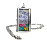 Dreaming of Sunshine Shadowbox Necklace, Unique Inspirational Jewelry, Whimsical