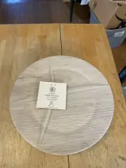 4 Wendy Bellissimo Al Fresco Bamboo Fiber Dinner Plates 11" New