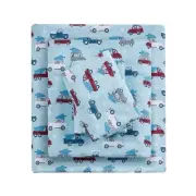 True North Cozy Flannel Warm 100% Cotton Sheet - Novelty Print Animals Stars ...