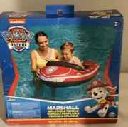 Nickelodeon Paw Patrol Marshall Swimways Inflatable Kids Pool Boat Vehicle Float