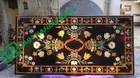 6'x3' console Black Marble Table Top Coffee Dining Center Inlay Malachite decor