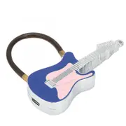 Fingerprint Lock Semiconductor Smart Bluetooth Padlock Fingerprint Keyless Guitar Shape Lock for Wardrobe Cabinet Bag