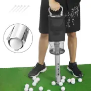 Golf Ball Retriever Tube with 5 Golf Tees for Exercise Outdoor Activities