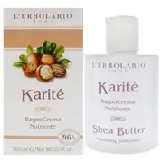 LErbolario Nourishing Bath Cream - Shea Butter For Unisex 10.1 oz Body Wash