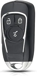 FLJKCT Car Key Shell 4 Button Keyless-go Remote Key Shell Case Modified Style,for Opel Vauxhall Adam Astra Mokka Zafira,for Chevrolt Cruze