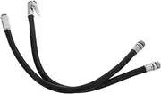 ABOOFAN 2pcs Tire Inflator Hose Replacement Tube for Air Compressor Compact and Durable Extension with Air Nozzle and Pressure Gauge for Cars and Bicycles