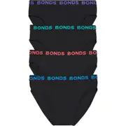 Bonds Men's Hipster Briefs 4 Pack - Black